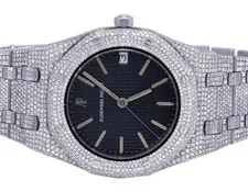 Audemars Piguet — Audemars Piguet Royal Oak 35MM S.Steel Black Dial Diamond 12.5 Ct — Watch — resale