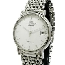 IWC — IWC IW351318 Schaffhausen Portfino Date White Dial Stainless Steel — Watch — resale