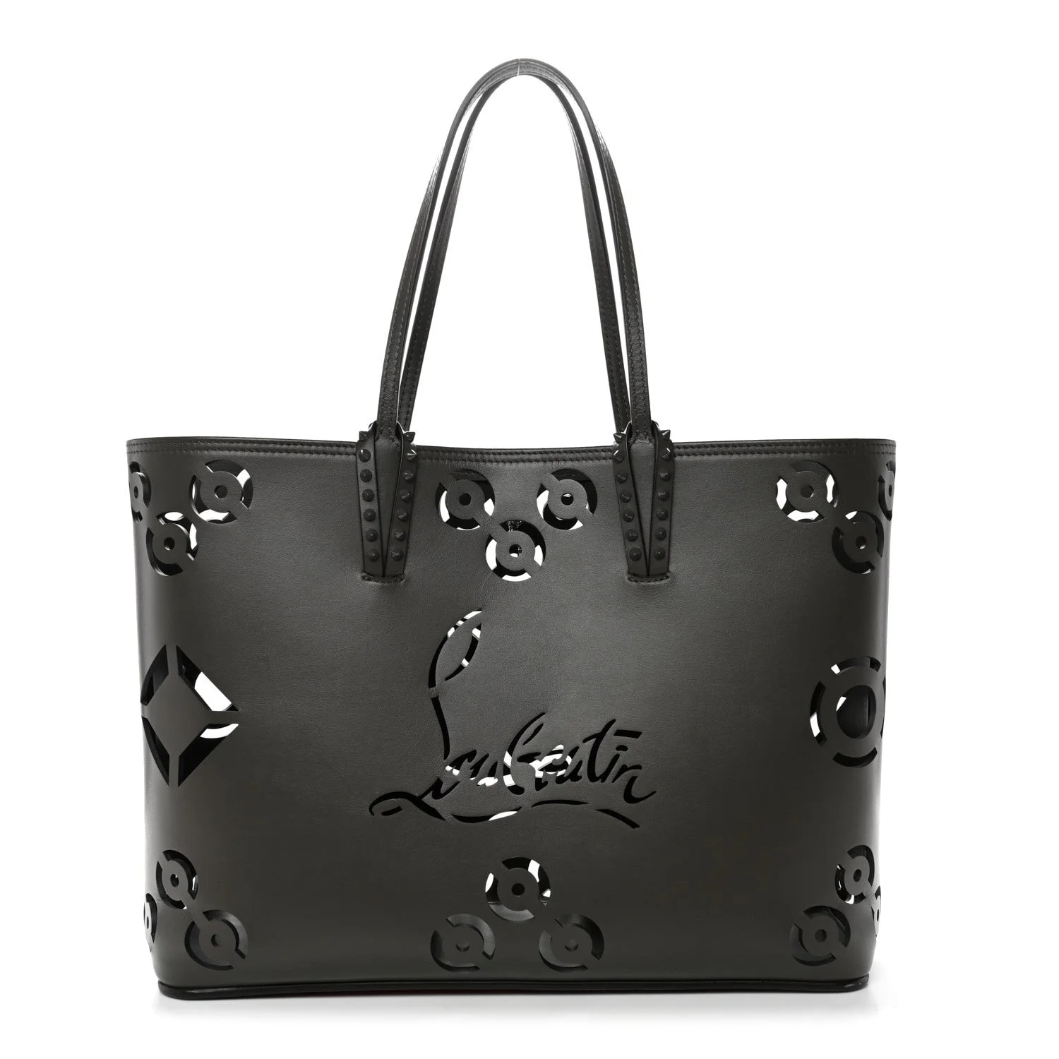 Christian Louboutin — Paris CL Logo Perforated Cabata Rocket — Handbag — resale