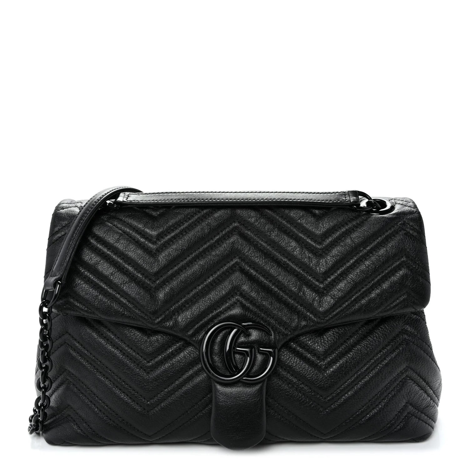 Gucci — Soft Matelasse Medium GG Marmont — Handbag — resale