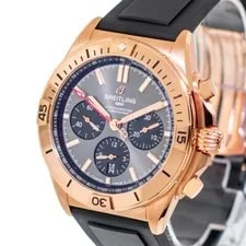 Breitling — Breitling Chronomat B01 42mm Rose Gold Anthracite Dial Black Rubber RB0134 — Watch — resale