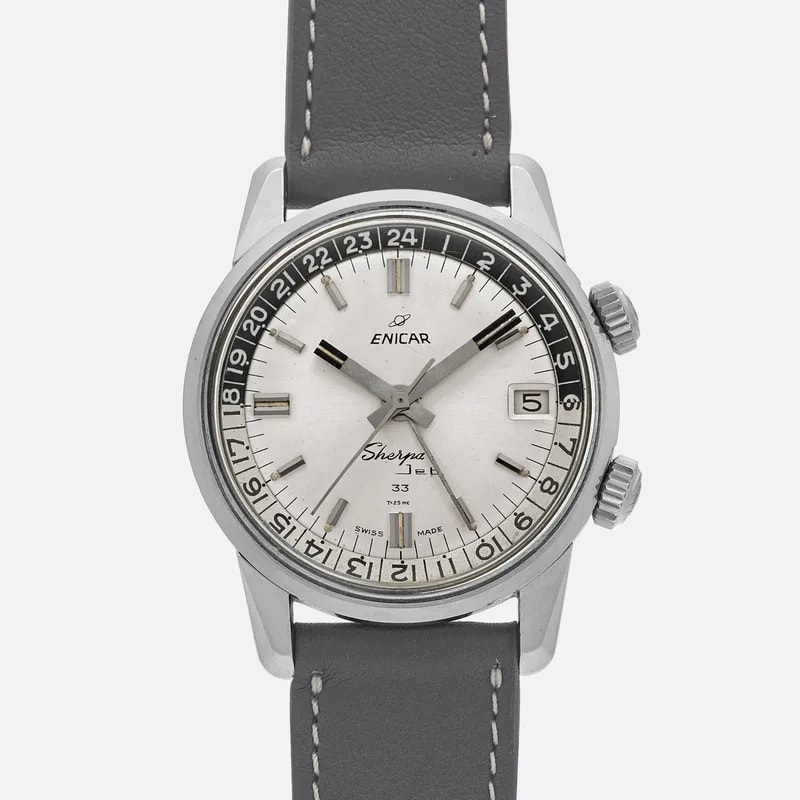 Enicar — 1960s Enicar Sherpa Jet 33 Ref. 126/002 With Silver Dial — Watch — resale