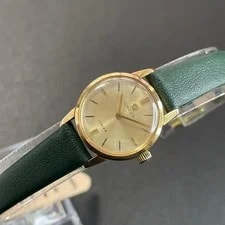 Omega — Genuine Working Omega Manual Winding Turler Double Name Gold — Watch — resale