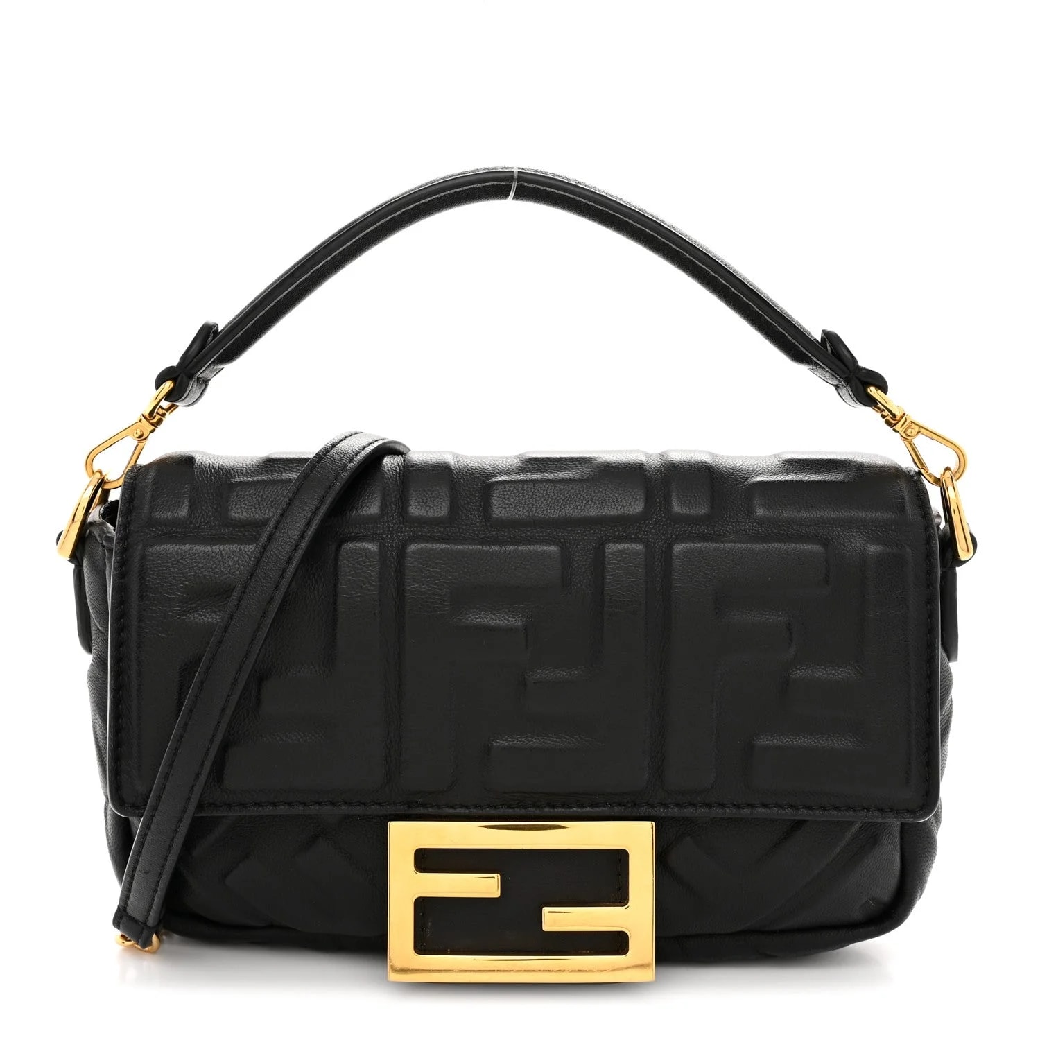 Fendi — 1974 Embossed Mini Baguette — Handbag — resale