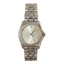Tudor — Tudor Monarch 15860 Silver Analog Genuine 2607TK — Watch — resale