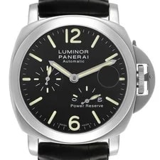 Panerai — Panerai Luminor Power Reserve Steel Black Dial PAM00090 — Watch — resale