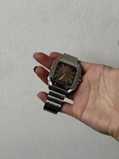 Cartier — Cartier Santos Large – Tiger Eye Dial (Discontinued / ) –WSSA0064 – Full Set — Watch — resale