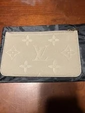 Louis Vuitton — Louis Vuitton Authentic Pochette Neverfull and Comes With COA — Handbag — resale