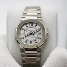 Patek Philippe — Patek Philippe Nautilus 18K White Gold Silver Dial 7011/1G-001 — Watch — resale