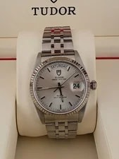 Tudor — Tudor Prince Date Day 76214 Silver Dial. 18K Gold. — Watch — resale