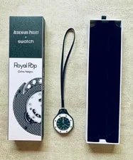 Audemars Piguet X Swatch — Audemars Piguet X Swatch Royal Pop Ocho Negro Quartz 41mm Octagon Box — Watch — resale