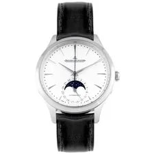 Jaeger-LeCoultre — Jaeger-LeCoultre Master Ultra Thin Moon Steel Silver 36mm Q1248421 Full Set — Watch — resale