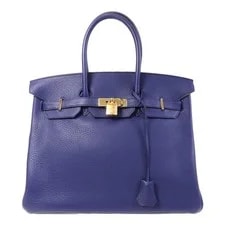 Hermès — Hermes GHW Birkin 35 Encre — Handbag — resale