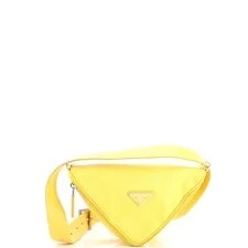 Prada — Prada Triangle Logo Zip Around — Handbag — resale