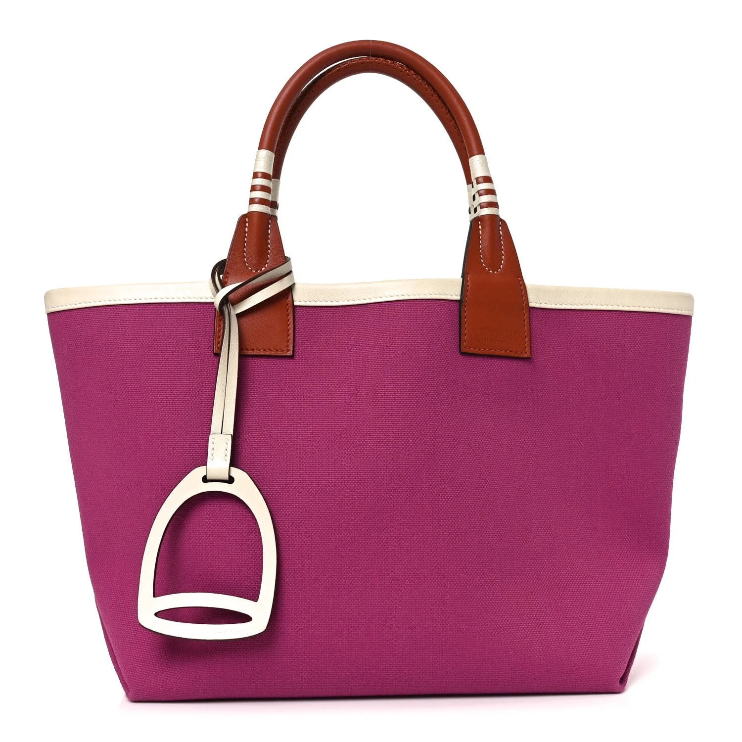 Hermès — Military Steeple 25 Pourpre Cuivre Nata — Handbag — resale