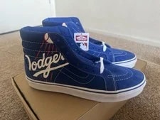 Vans — Los Angeles Dodgers Vans SK8 Hi ’S Size 10 in Box Limited Edition! — Sneaker — resale