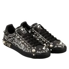 Dolce & Gabbana — Dolce & Gabbana Portofino Graffiti 44 UK 10 US 11 — Sneaker — resale