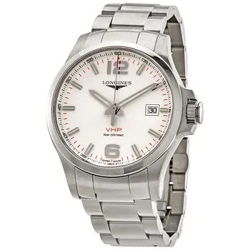 Longines — Conquest V.h.p. Quartz Silver Dial L3.726.4.76.6 — Watch — resale