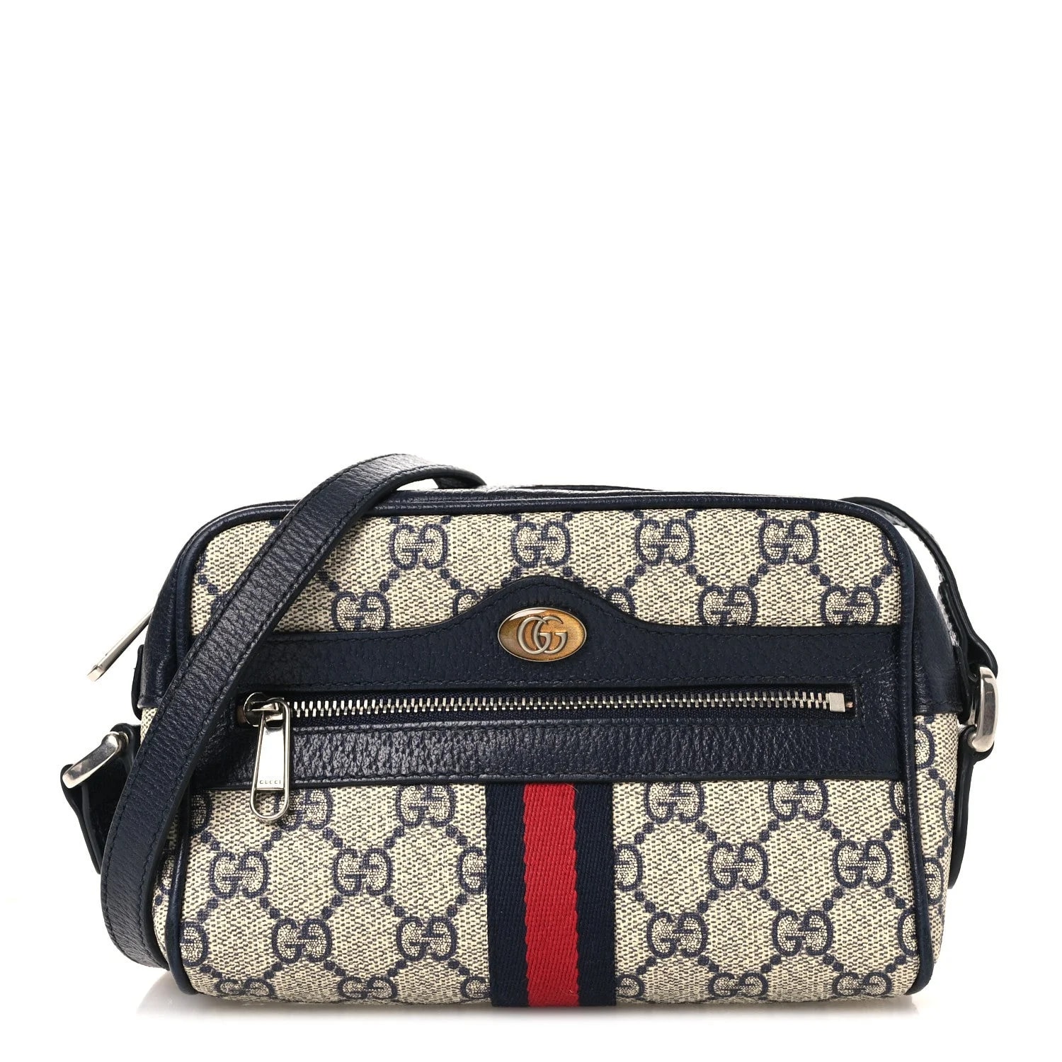 Gucci — Textured Dollar Web Mini Ophidia — Handbag — resale