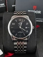 Tudor — Tudor 1926 41mm Black Waffle Dial - Ref. M91650-0002 - Box & Paper — Watch — resale