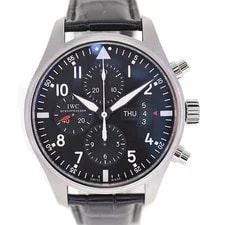 IWC — IWC Pilot ・Chronograph IW377701 Stainless Steel Diamond 43mm #KNW2425 — Watch — resale