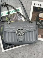 Gucci — Gucci GG Marmont Small Matelasse Chain Flap — Handbag — resale