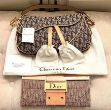 Dior — 💯 Authentic ~Christian Dior Double Saddle Marrón Clair❣️ Final Sale ❣️ — Handbag — resale