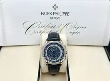 Patek Philippe — Patek Philippe World Time Chronograph Complications 5930G-010 18K Gold Box Paper — Watch — resale
