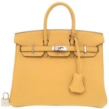 Hermès — Authentic Hermes Birkin25 Paille — Handbag — resale