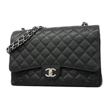 Chanel — Chanel , Large Matelassé, Double Flap, Chain, CaviarSk... GZl1irlc — Handbag — resale