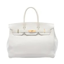 Hermès — Hermes Birkin 35 White Gold Hardware #RC104 — Handbag — resale