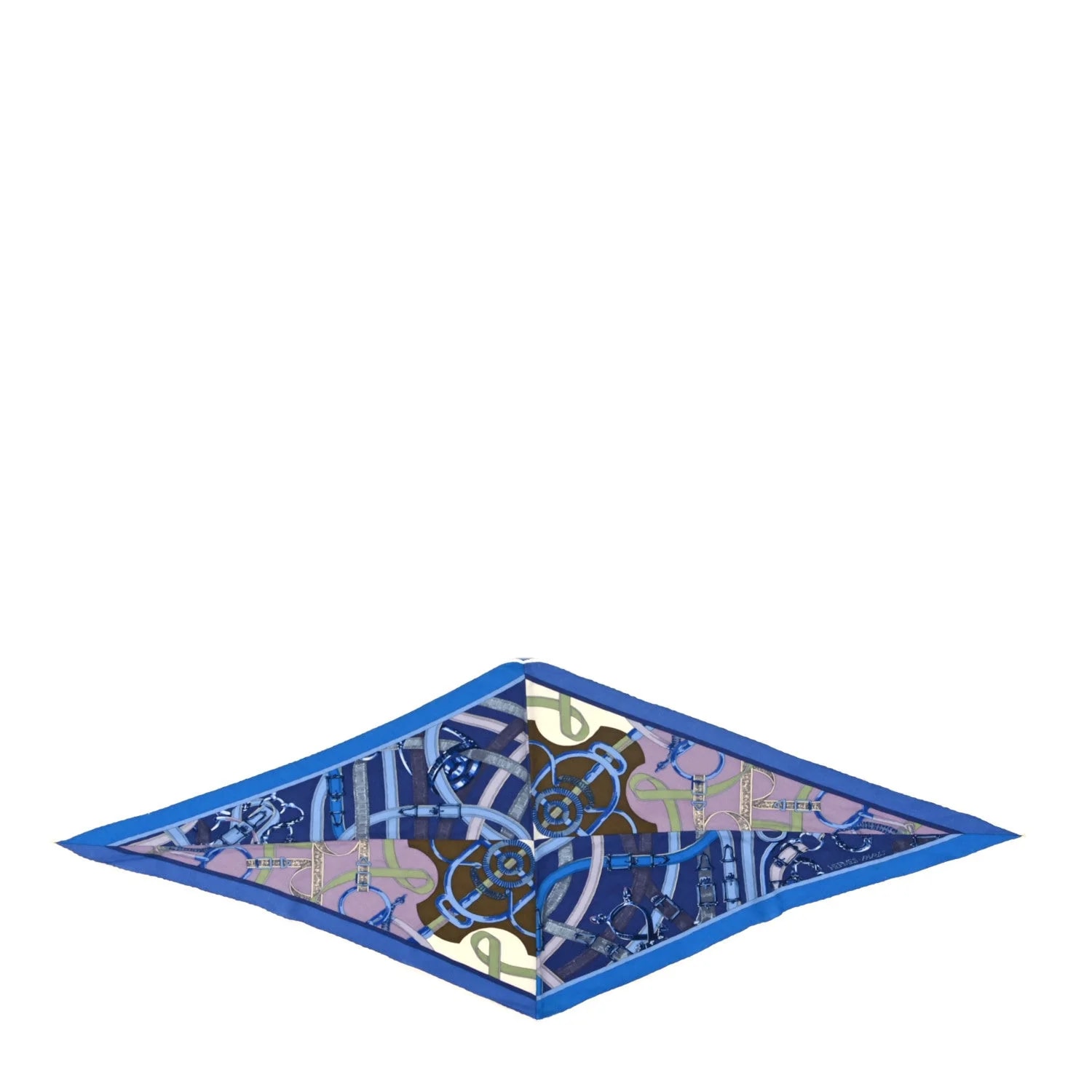 Hermès — Patchwork Cavalcadour Losange Scarf — Accessory — resale
