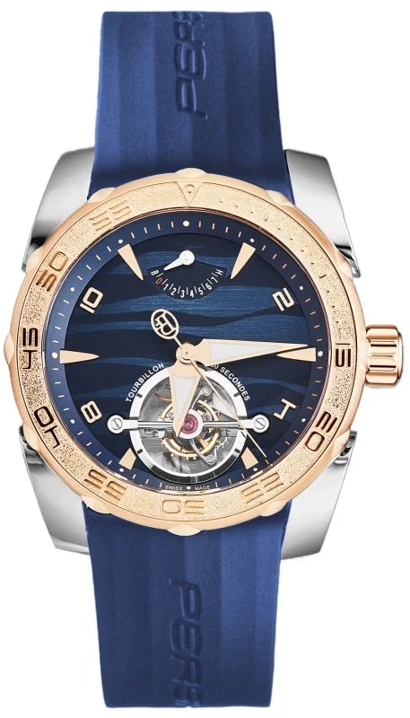 Worldofluxuryus — Parmigiani Fleurier Tourbillon Abyss Titanium & 18K Rose Gold — Watch — resale