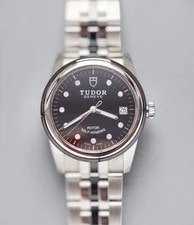 Tudor — Tudor Black Dial Glamour M55000-0008 Automatic 36mm Ceramic Bezel — Watch — resale