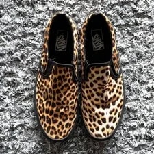 VANS — 9.0US Vhtf Vans Slip-On Leopard Grunge LTD Collection Original Sport — Sneaker — resale