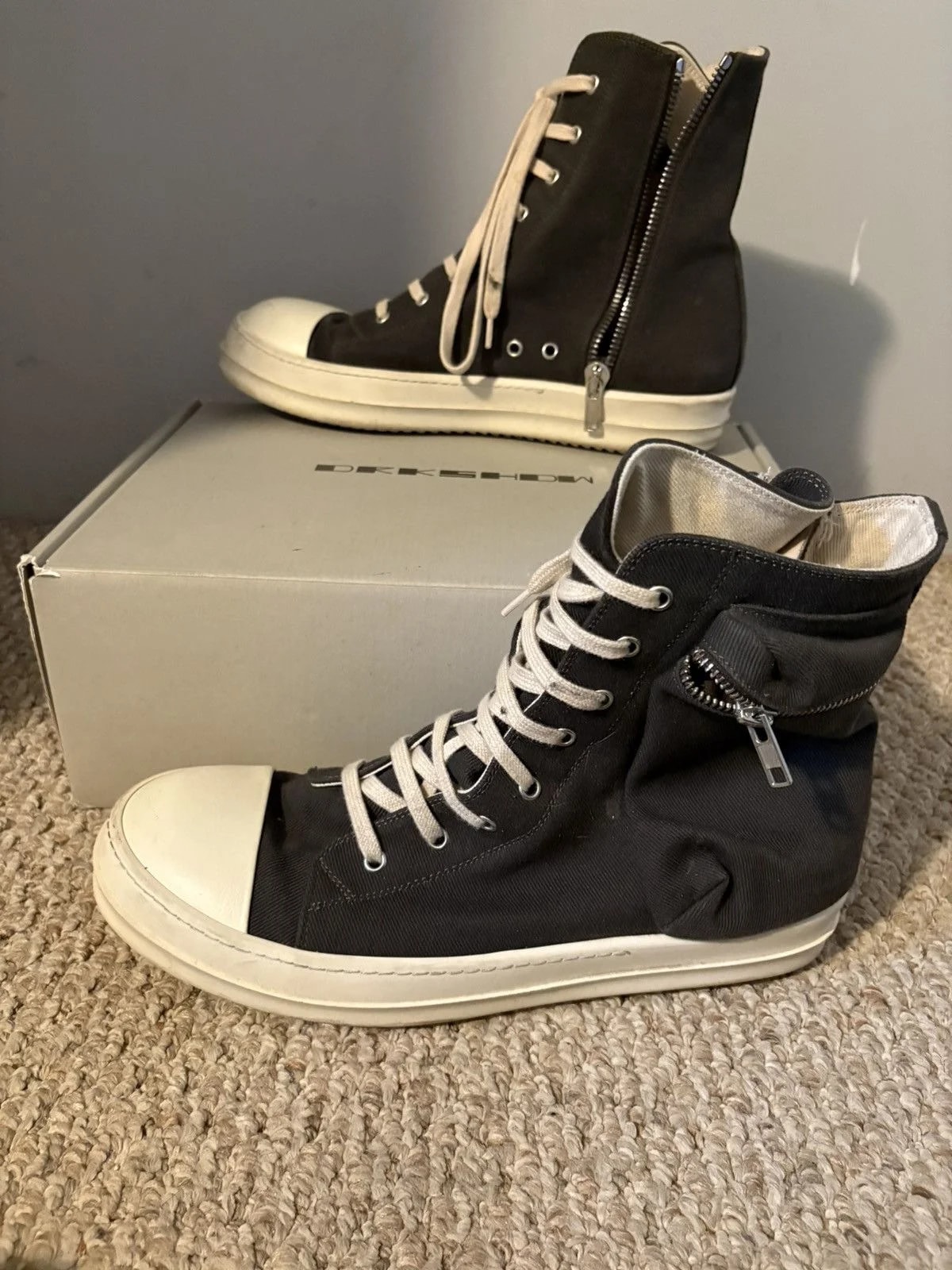 Rick Owens DRKSHDW — Rick Owens Drkshdw Cargo Sneaks Dark Dust — Sneaker — resale