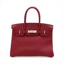 Hermès — Hermès Birkin 30 le Tournay Metal Fittings □R: 201 — Handbag — resale