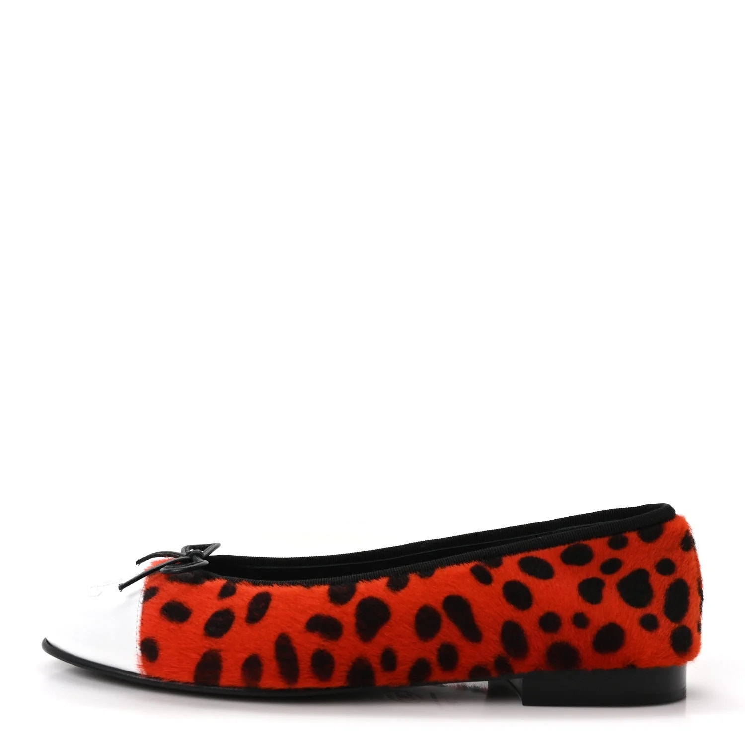 Pony Hair Cap Toe CC Ballerina 39 — Designer Shoe — resale