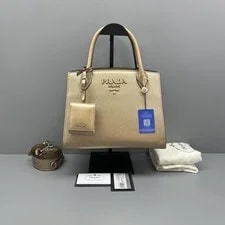 Prada — Prada Monochrome Top Handle Satchel HW — Handbag — resale