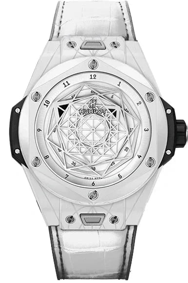 Worldofluxuryus — Hublot Sang Bleu Unico Ceramic White 415.HX.2027.VR.MXM19 — Watch — resale