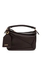 Loewe — Loewe $3850 Mini Featherlight Puzzle Dark Top Handle — Handbag — resale