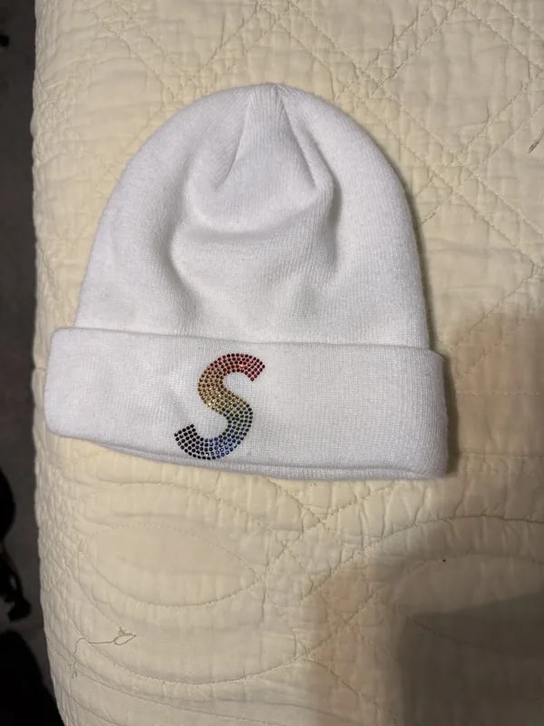 Supreme — Supreme X Swarovski Studded Gem Beanie — Handbag — resale