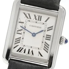 Cartier — Cartier Tank Solo SM WSTA0030 Silver Dial Quartz Watch_958814 — Watch — resale