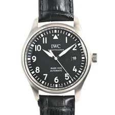 IWC — IWC Pilot Mark 18 IW327009 Watches / Black Mechanical Automatic — Watch — resale