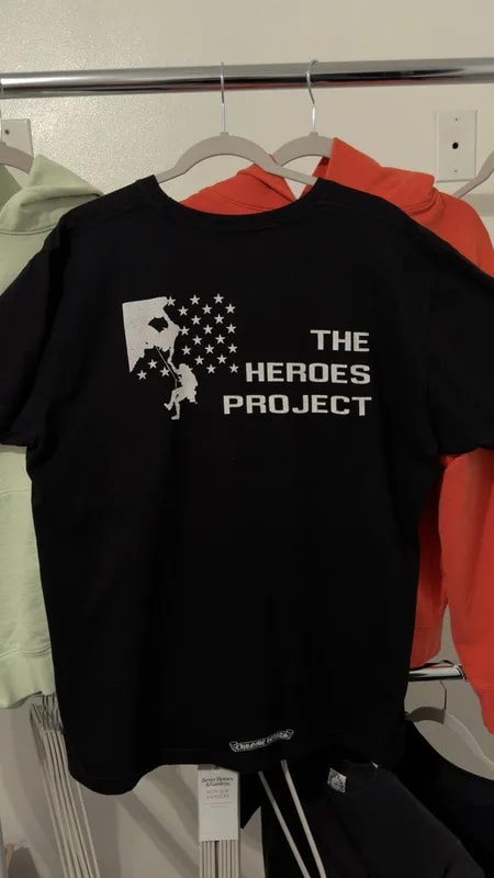 Chrome Hearts — Hearts X the Heroes Project — streetwear — resale