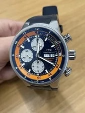 IWC — IWC Aquatimer Chronograph Cousteau Divers Steel Blue/Orange 43m IW378101 — Watch — resale