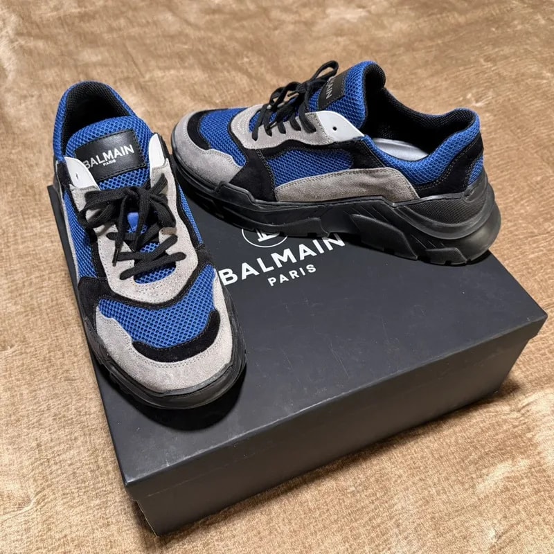 Balmain — Balmain Jace – Worn Once, Box Included — Sneaker — resale