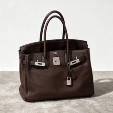 Hermès — Hermès Birkin 30 Ebene HW Flap Top Handle — Handbag — resale