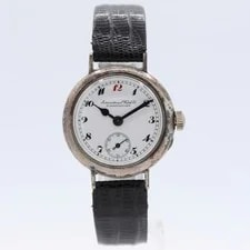 IWC — Antique 1907 IWC Trench Style Mechanical USA Coin Silver Runs — Watch — resale