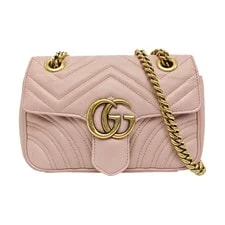 Gucci — Gucci GG Marmont Chain Logo - Excellent #1BQKE7W — Handbag — resale